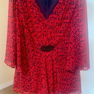 MSK Flowing Sleeved Top